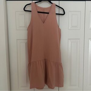 A New Day Pink Sleeveless V-Neck Dress size medium